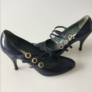 MARC JACOBS // 3 Strap Mary Jane Heel Pumps
